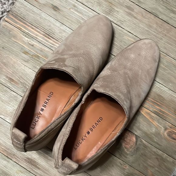 Lucky Brand Leather Ankle Booties - Picture 1 of 10